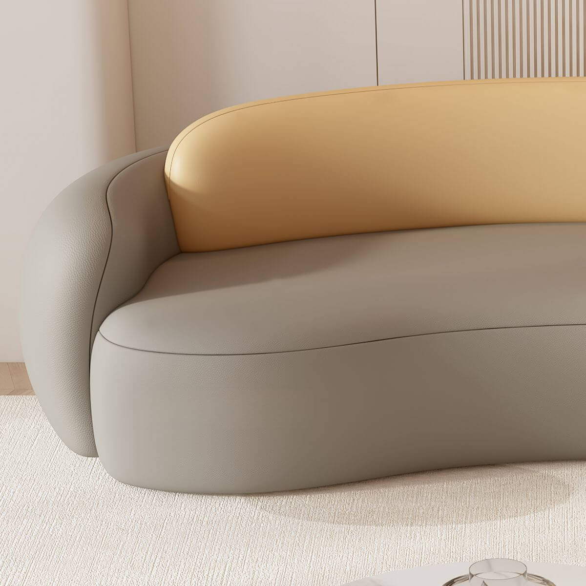 Pine Wood Frame Loveseat