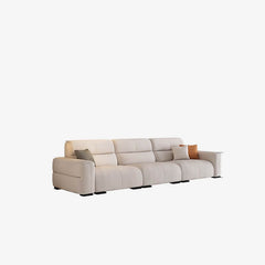 Stylish Cream Sponge Upholstered Sofa