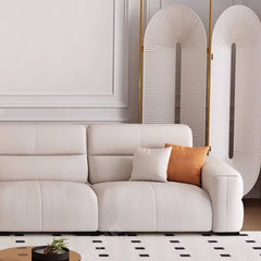 Modern Living Room with L-Shape Sofa Chaise