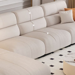 Contemporary Lounge Area Featuring Sofa Chaise