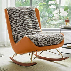 Rocking chair with tufted detail