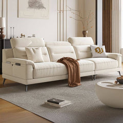 Sophisticated sofa with pillow top arms