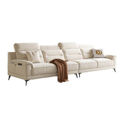 Cozy loveseat with wide pillow back