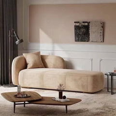 Relaxing left-arm chaise with contemporary style