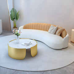 elegant loveseat with modern style