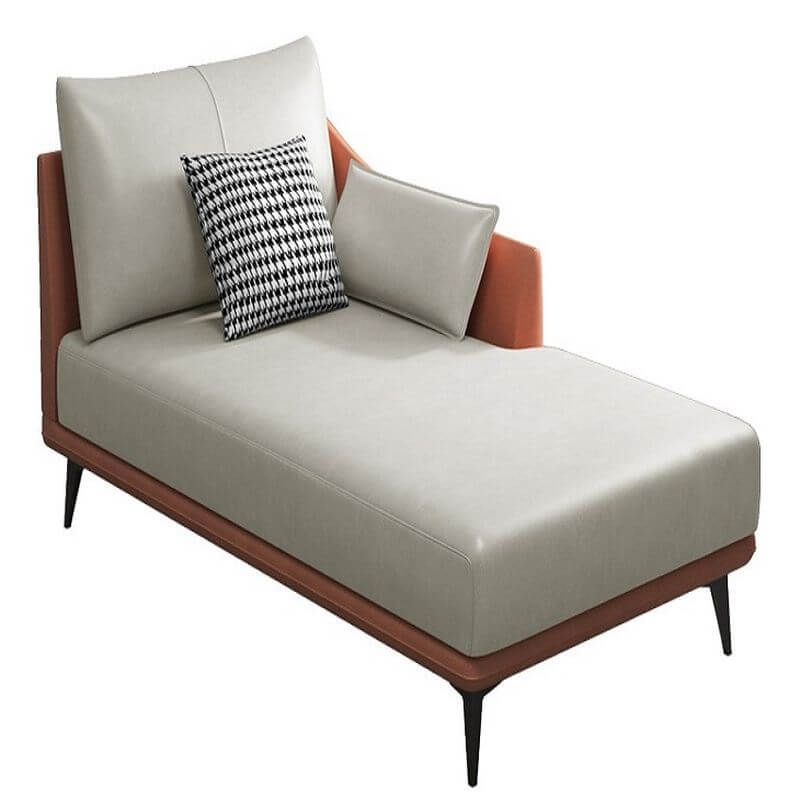 Stain Resistant Chaise Lounge in Contemporary Style