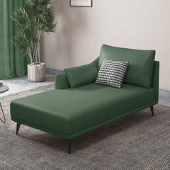 Smoky Gray Upholstered Chaise Lounge