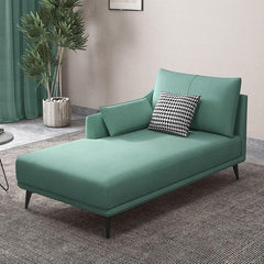 Large Modern Chaise Lounge in Beige Green