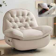 Dark Gray Ergonomic Recliner Upholstery