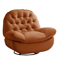 Brown Modern Recliner with Cotton Fill