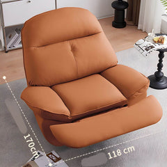 Solid color pattern of modern recliner