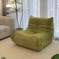 Child sitting on a bean bag chair