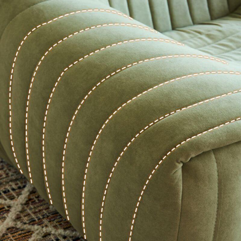 Plush suede upholstery bean bag chair