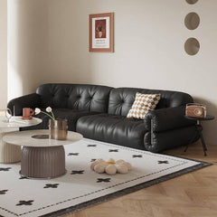 Standard Sofa in Midnight Black front view