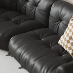 Standard Sofa in Midnight Black front view
