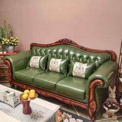 Sofa with decorative pillows