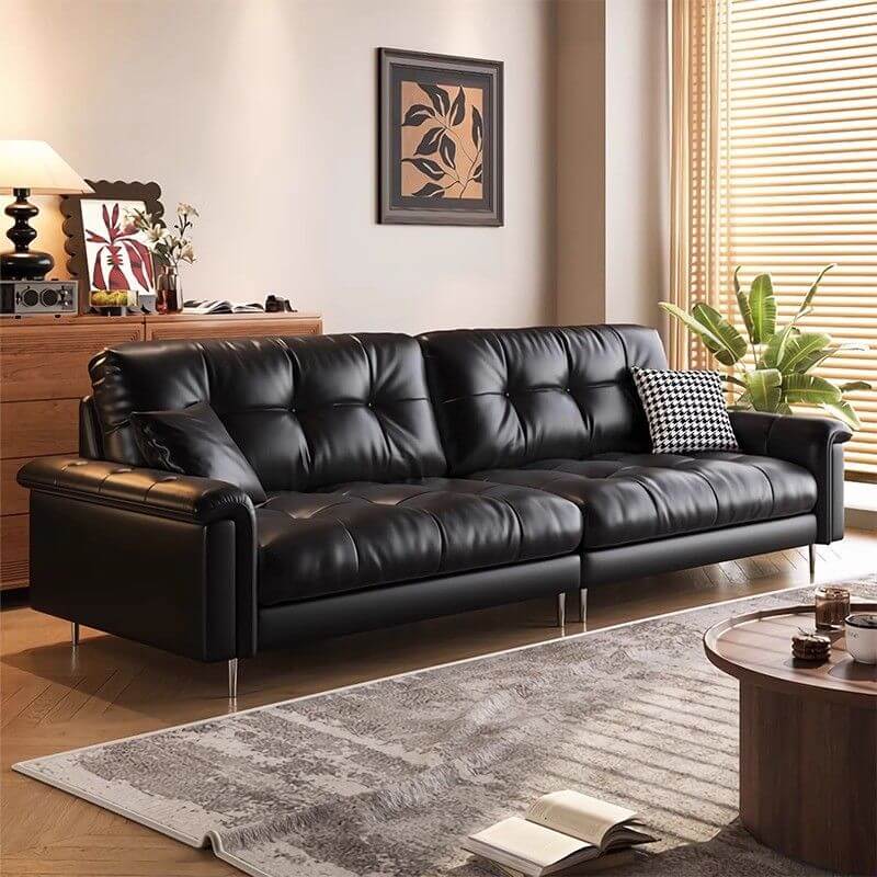 Standard Sofa in Midnight Black