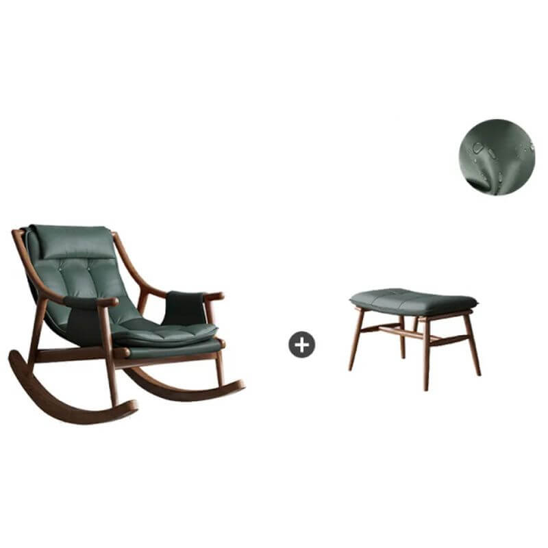 Modern nursery furniture in Cocoa and Olive Green