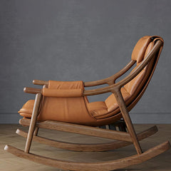 Stylish indoor rocking chair for nurseries