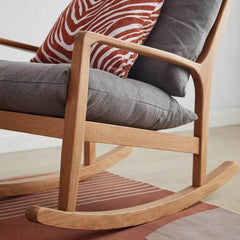 Modern rocking chair adding charm to interior decor