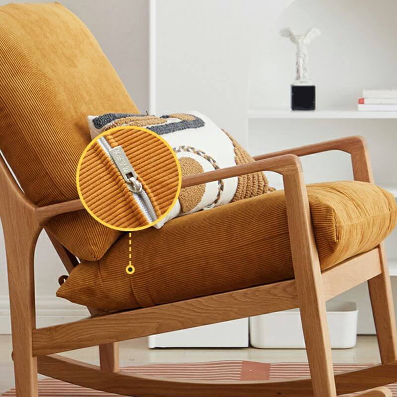 Unique color combination rocking chair