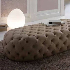 Comfortable upholstered bench for bedroom