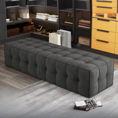 modern upholstered bedroom bench