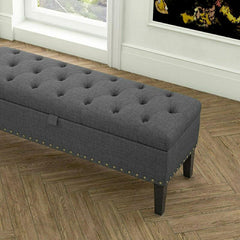 Modern rectangle storage ottoman