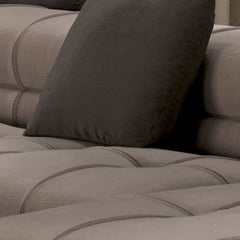 Stylish upholstery of the sofa chaise