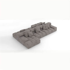 Comfortable sofa chaise arrangement