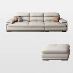 Comfortable cushions on a stylish sofa