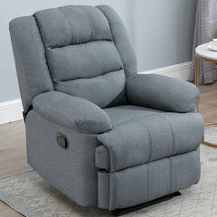 Stylish recliner with push-button control