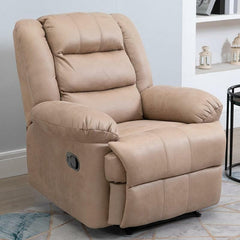 Stylish recliner with push-button control