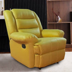 Close-up of adjustable footrest on recliner