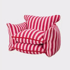 oversized bean bag chair with armrest