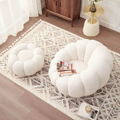 Comfortable bean bag chair filled with cotton