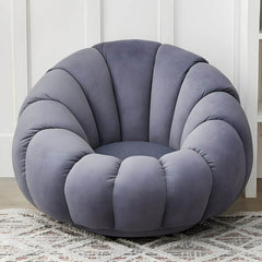 Cozy bean bag chair with Sherpa upholstery