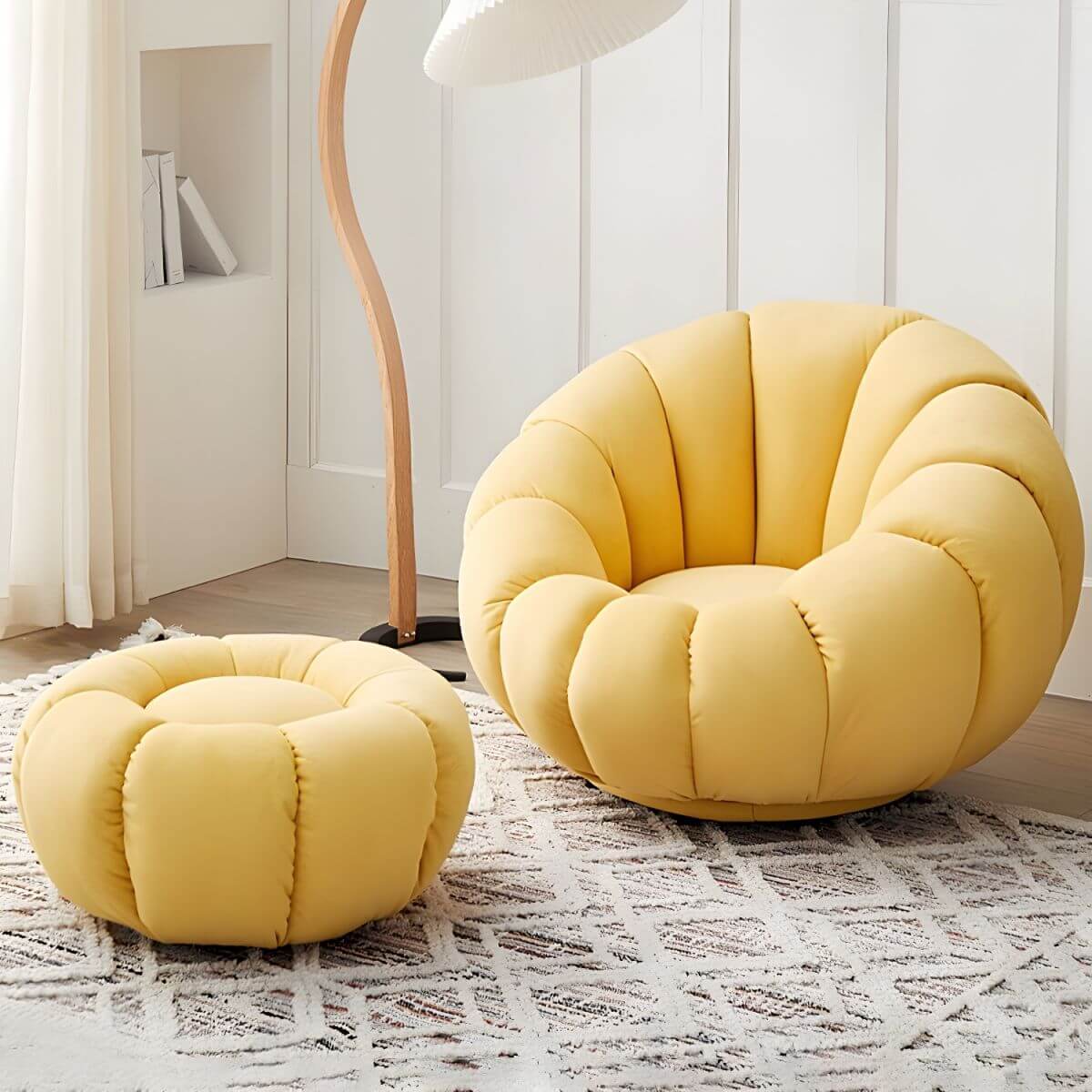 Stylish oversized bean bag for living room