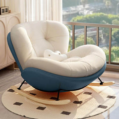 comfortable upholstered rocking chair