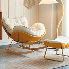 interior space featuring modern rocking chair