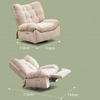 blue modern rocking chair