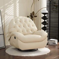 Elegant design of the ergonomic recliner with storage