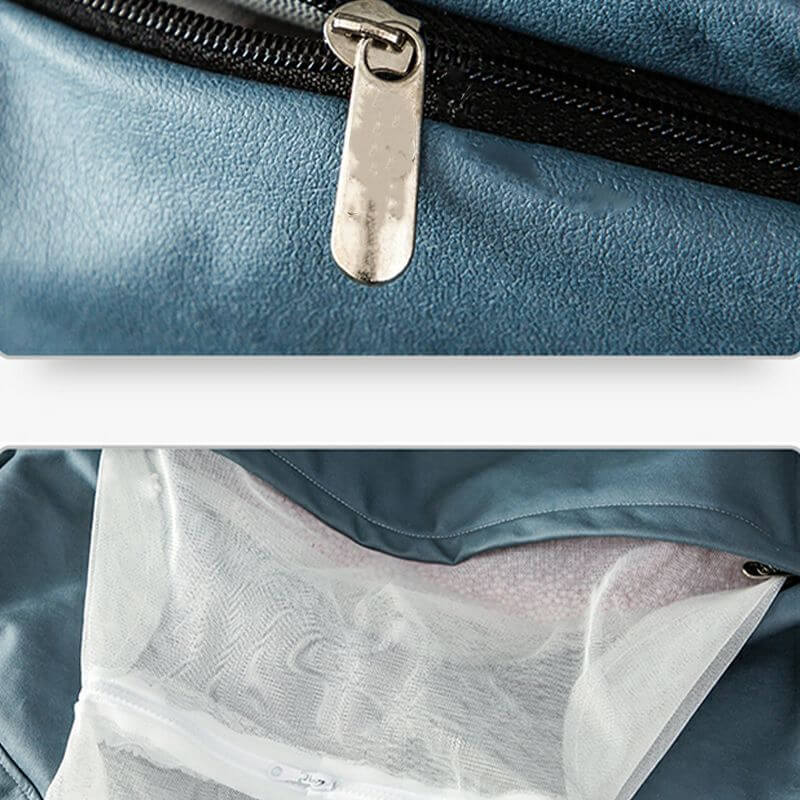 Ensemble de Poufs en Fausse Cuir Stylish, Résistant à l'Eau et à l'Abrasion Image secondaire du produit