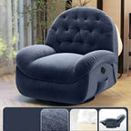 Modern tufted design rocking chair