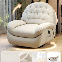 Contemporary rocking chair in white color