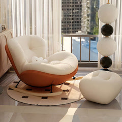 Relaxing Scene with Modern Rocking Chair