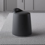 Blue cube pouf in modern interior