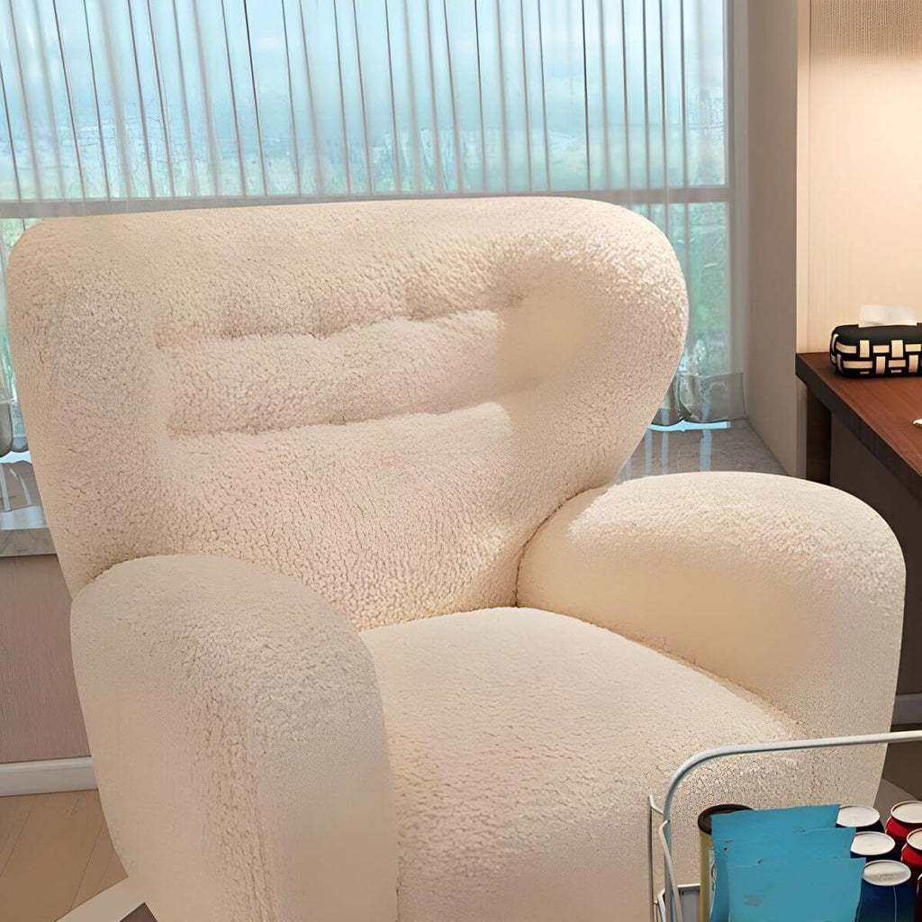 Stylish accent stool designed for contemporary interiors