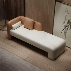 Left-arm chaise lounge with foam cushions