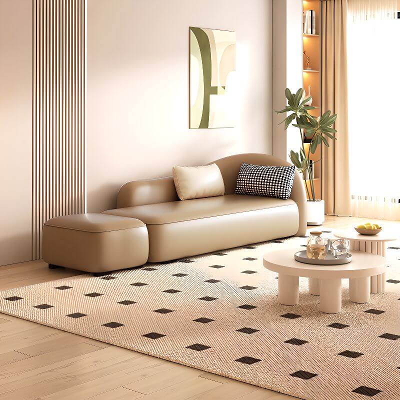 耐裂性エルゴノミックパッド入りシェーズラウンジアクセントチェア サブ画像